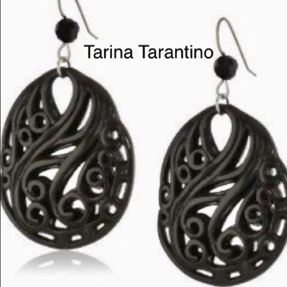 Tarina Tarantino Carved Lucite Earrings